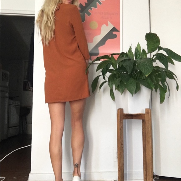 Rust Mini Dress - Picture 3 of 6